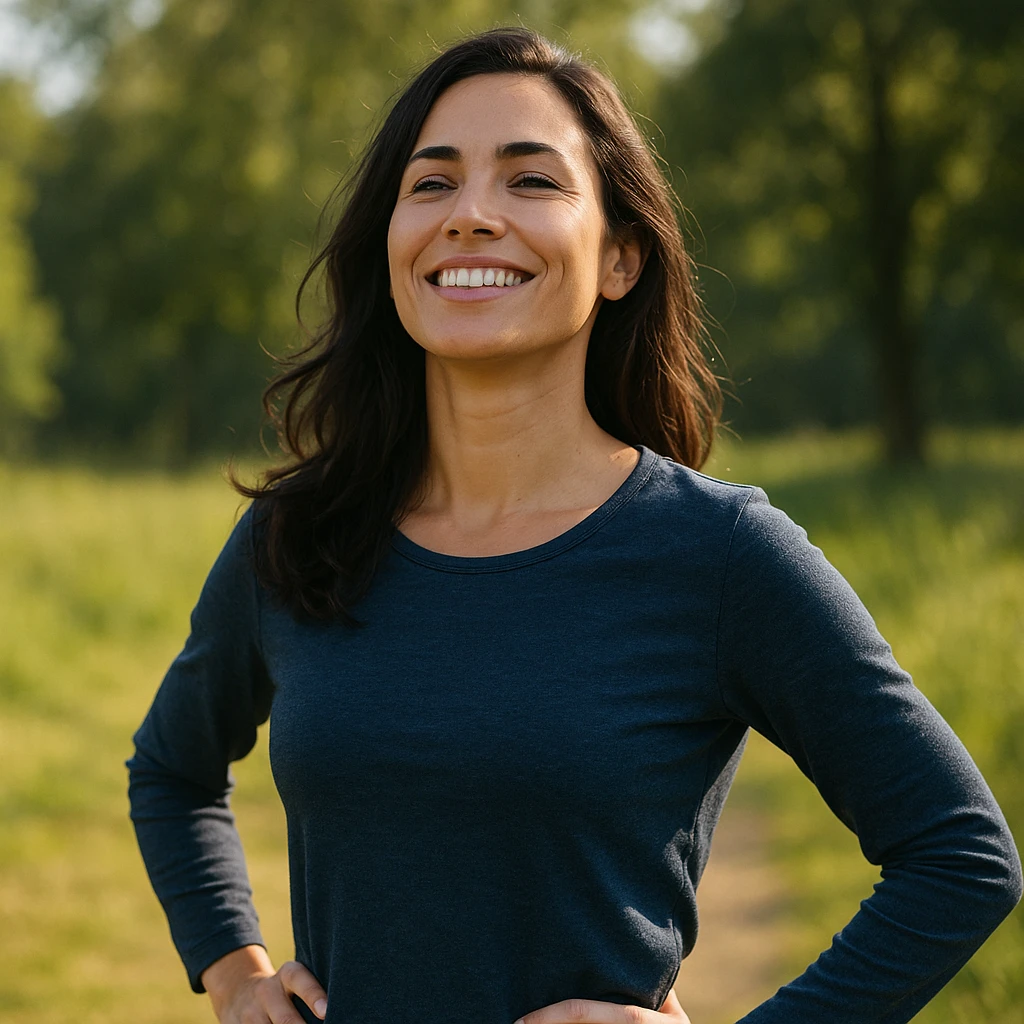 femme confiance en elle, mains sur les hanches hypnose chambéry